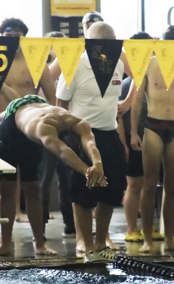 Boys swim meet at Southeast (Photos by Sophia Rogers)